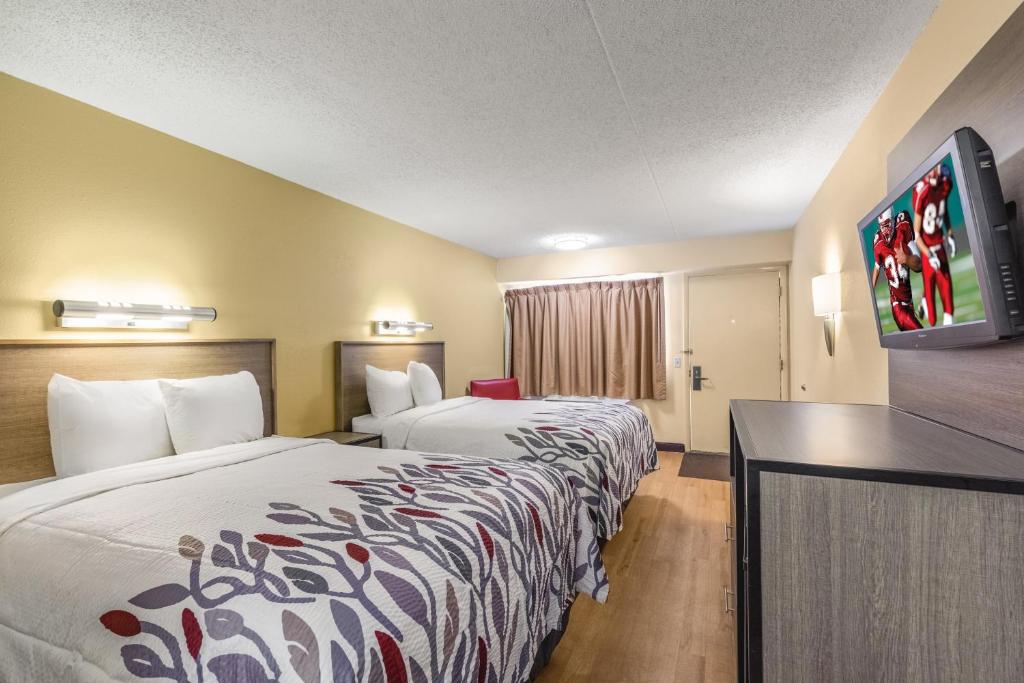 Red Roof Inn Kalamazoo West - Western Michigan U - Deluxe-Zimmer Mit Zwei Doppelbetten, Rauchfrei