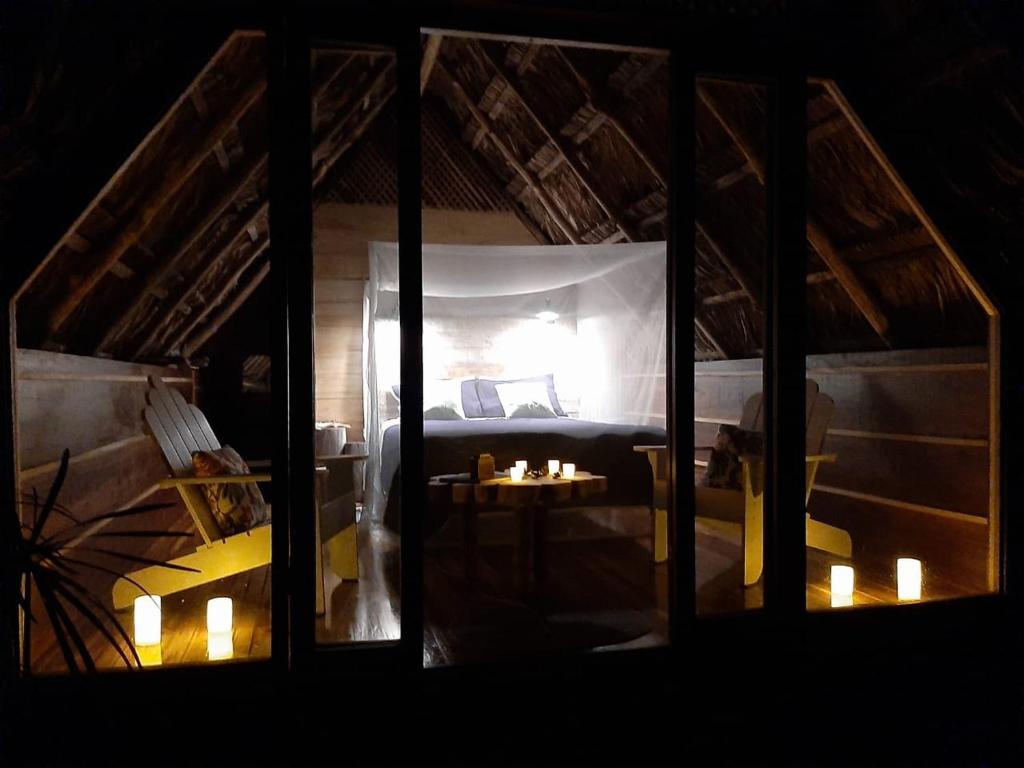 Posezení v ubytování Poponé Farm & Lodge