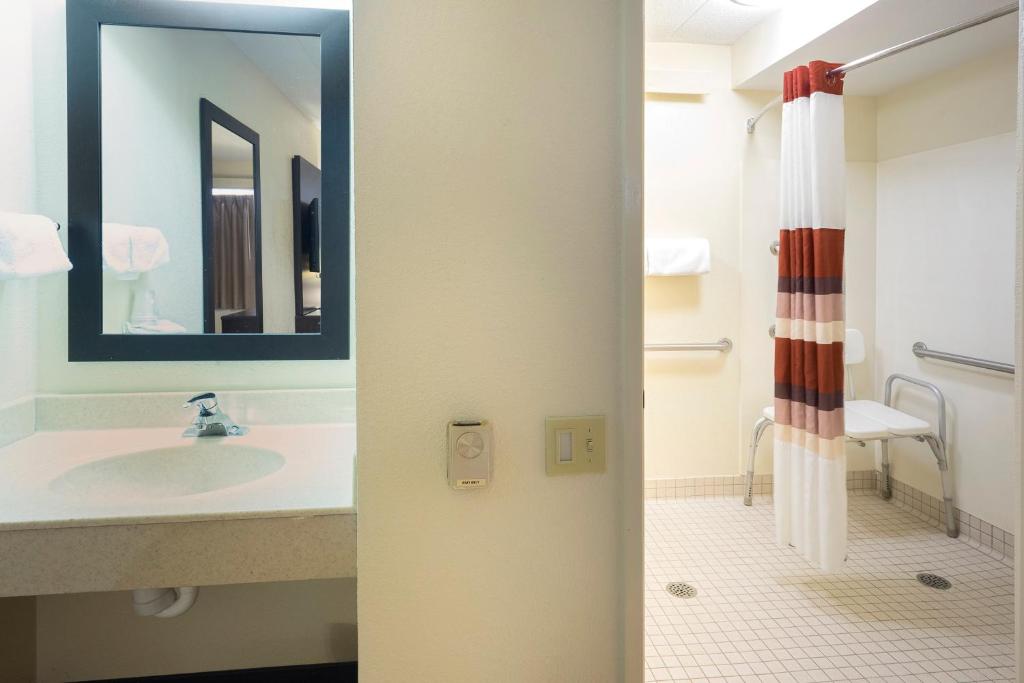 Koupelna v ubytování Red Roof Inn PLUS+ Wilmington - Newark