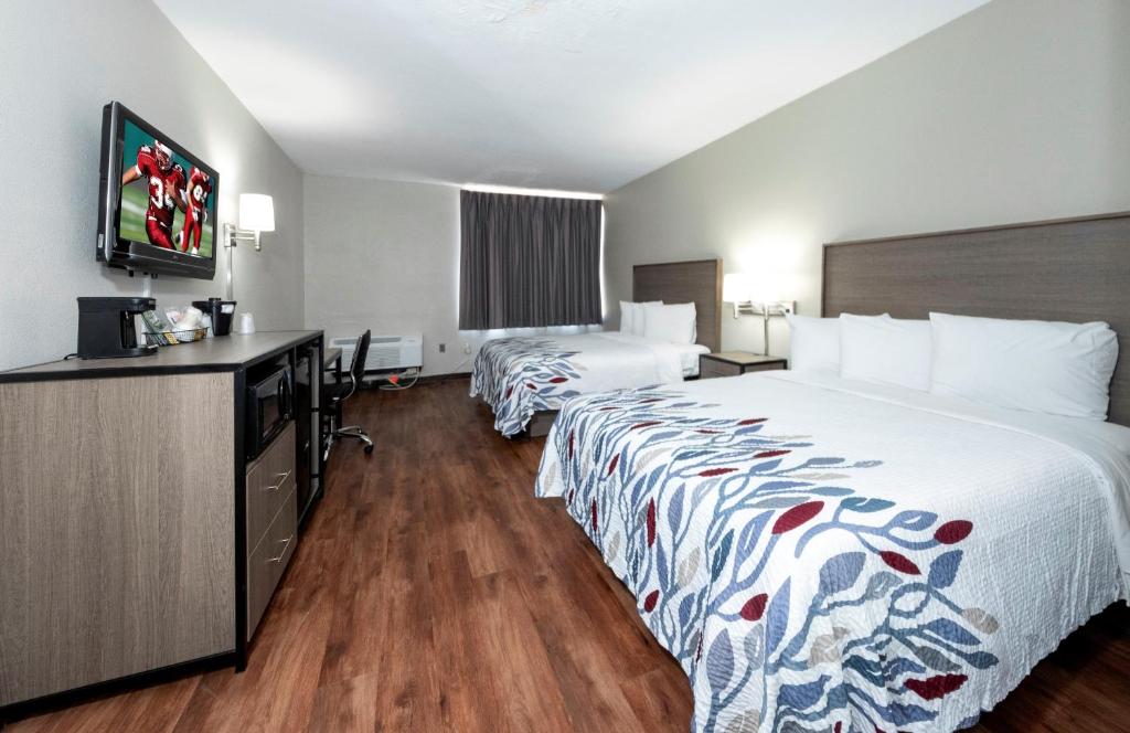 Red Roof Inn Petersburg - Fort Lee - 豪华双人间 - 带两张双人床 - 禁烟