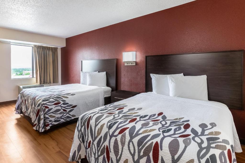 Red Roof Inn El Paso West - Deluxe Kamer Met 2 Tweepersoonsbedden, Niet-roken