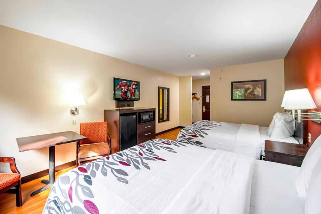 Red Roof Inn San Marcos - Deluxe Kamer Met 2 Queensize Bedden, Niet-roken