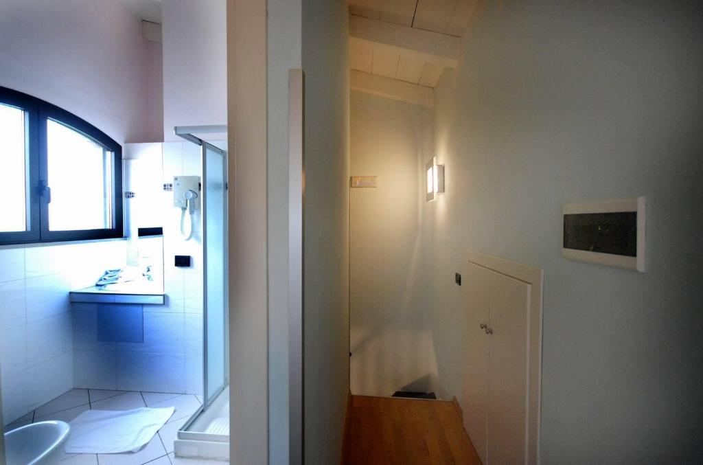 Koupelna v ubytování Albergo Delle Industrie