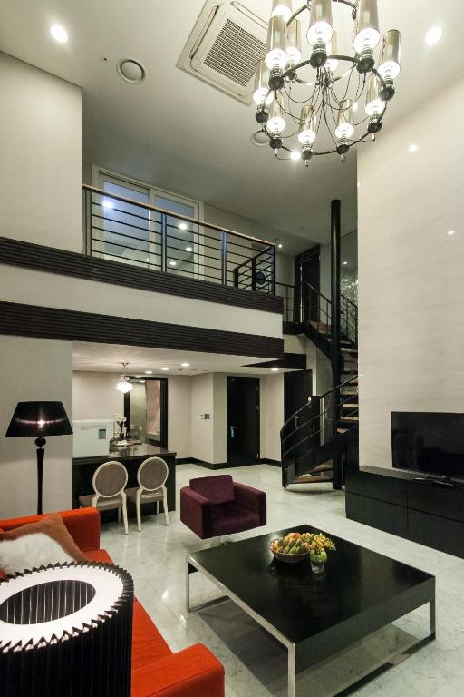 Posezení v ubytování Hotel Pharos