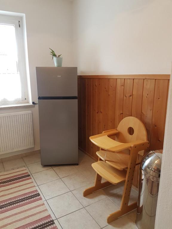 Kuchyň nebo kuchyňský kout v ubytování Ferienwohnung Alpen Sunshine Füssen