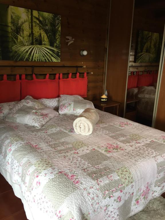 Postel nebo postele na pokoji v ubytování COEUR CREOLE