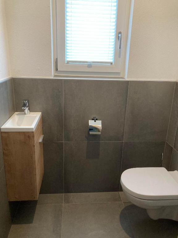Koupelna v ubytování Appartement Katrin