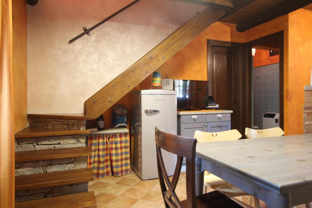 Kuchyň nebo kuchyňský kout v ubytování La terrazza