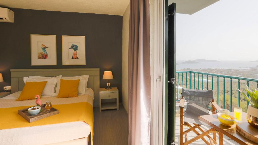 Balkón nebo terasa v ubytování Vigles Sea View, Philian Hotels and Resorts