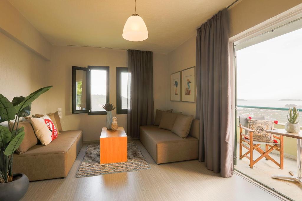 Posezení v ubytování Vigles Sea View, Philian Hotels and Resorts