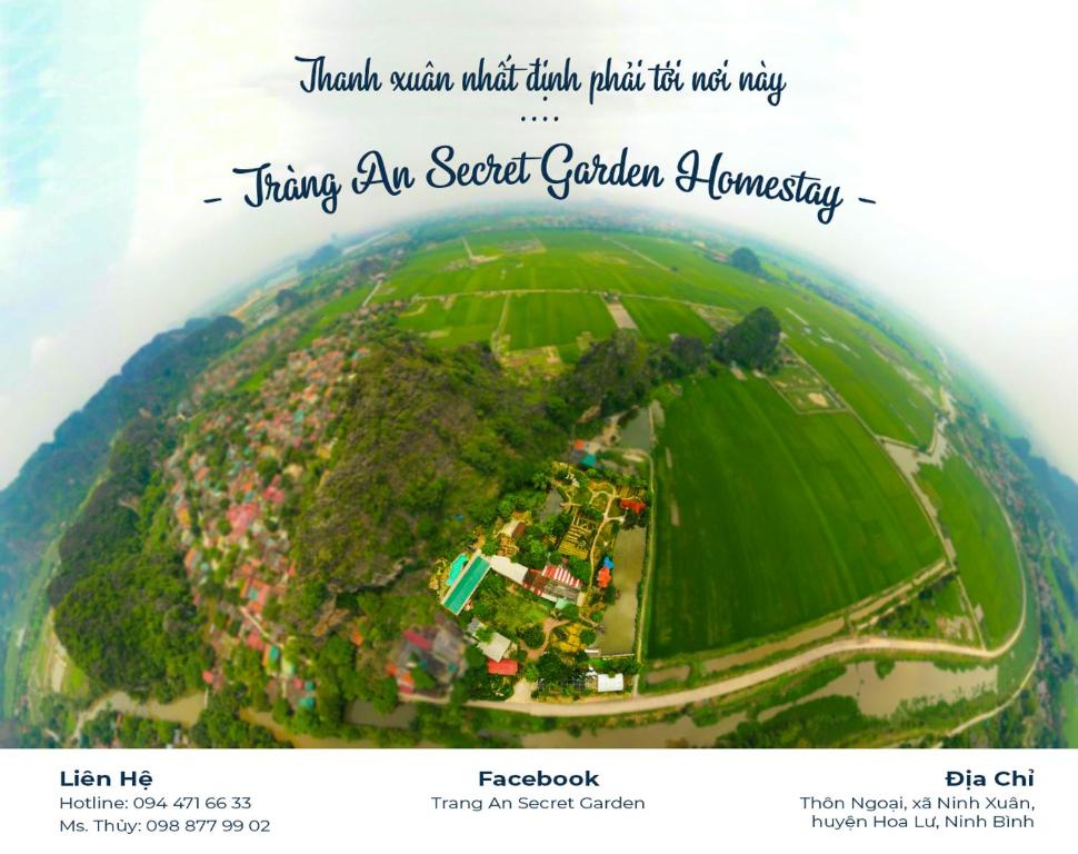 A bird's-eye view of TRANG AN SECRET GARDEN