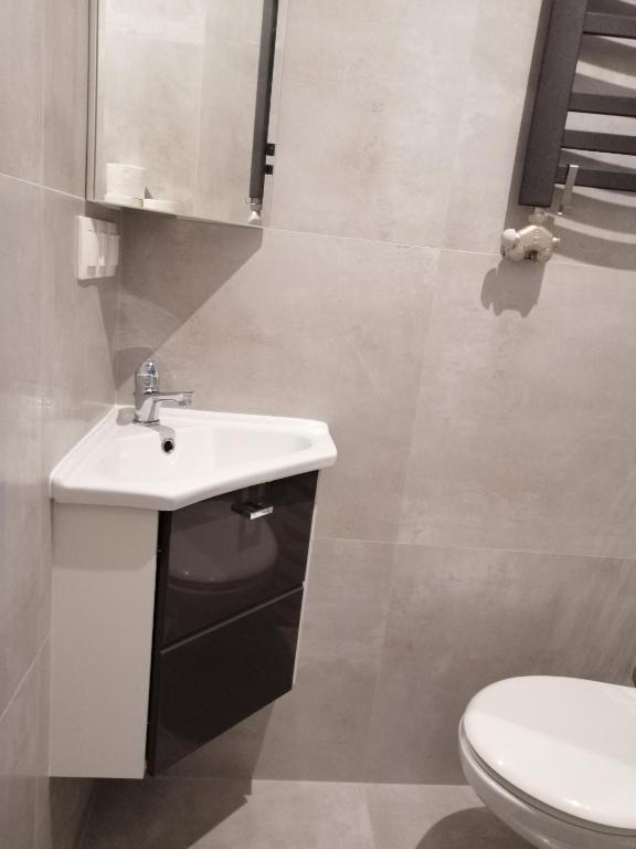 Kúpeľňa v ubytovaní Prokocim Apartments
