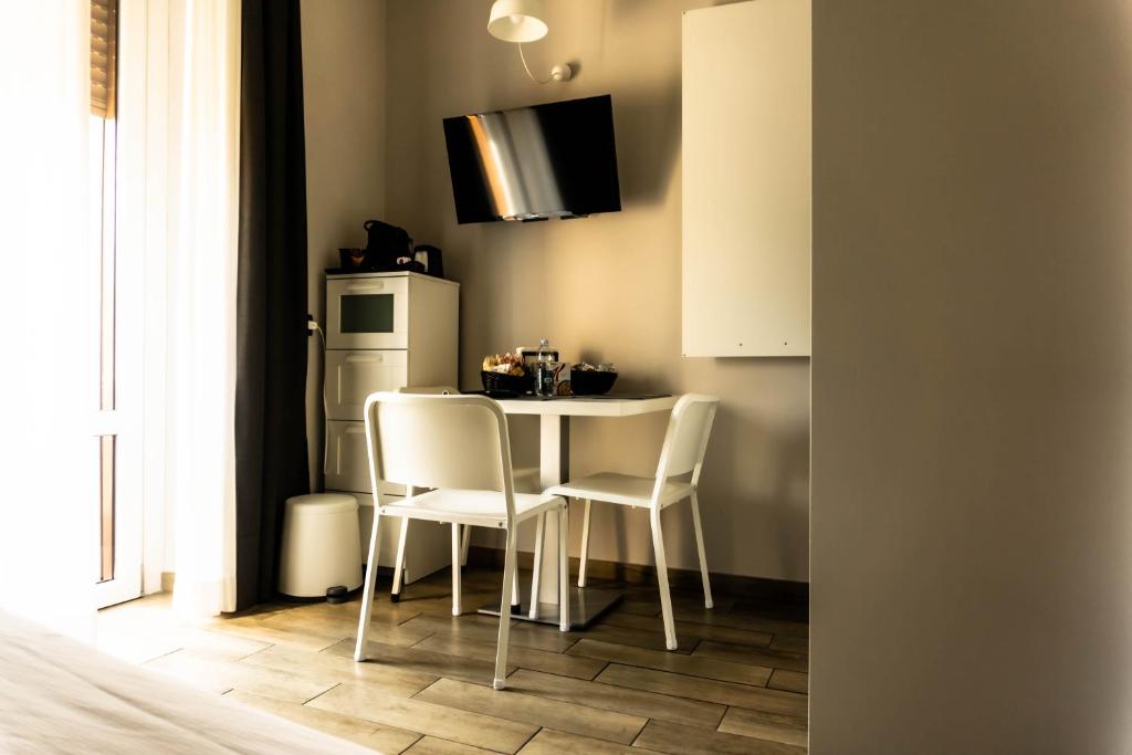 Kuchyň nebo kuchyňský kout v ubytování Aparthotel Meneghino