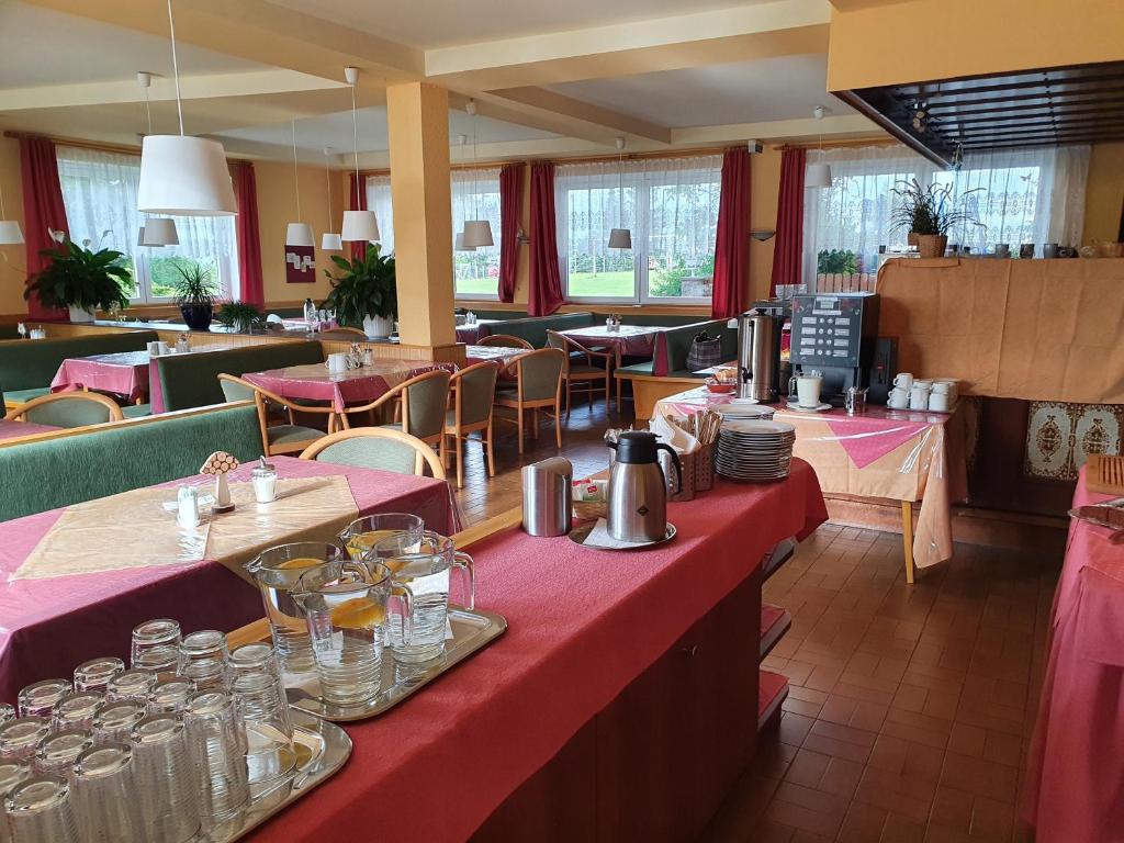Nápoje v ubytování Pension ALPENHAUS