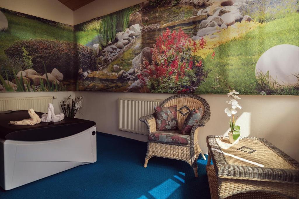 Posezení v ubytování Waldhotel Seebachschleife