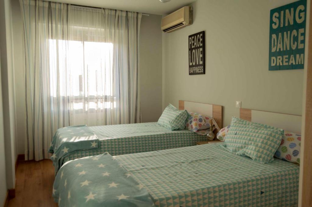 Posteľ alebo postele v izbe v ubytovaní Calma cañada