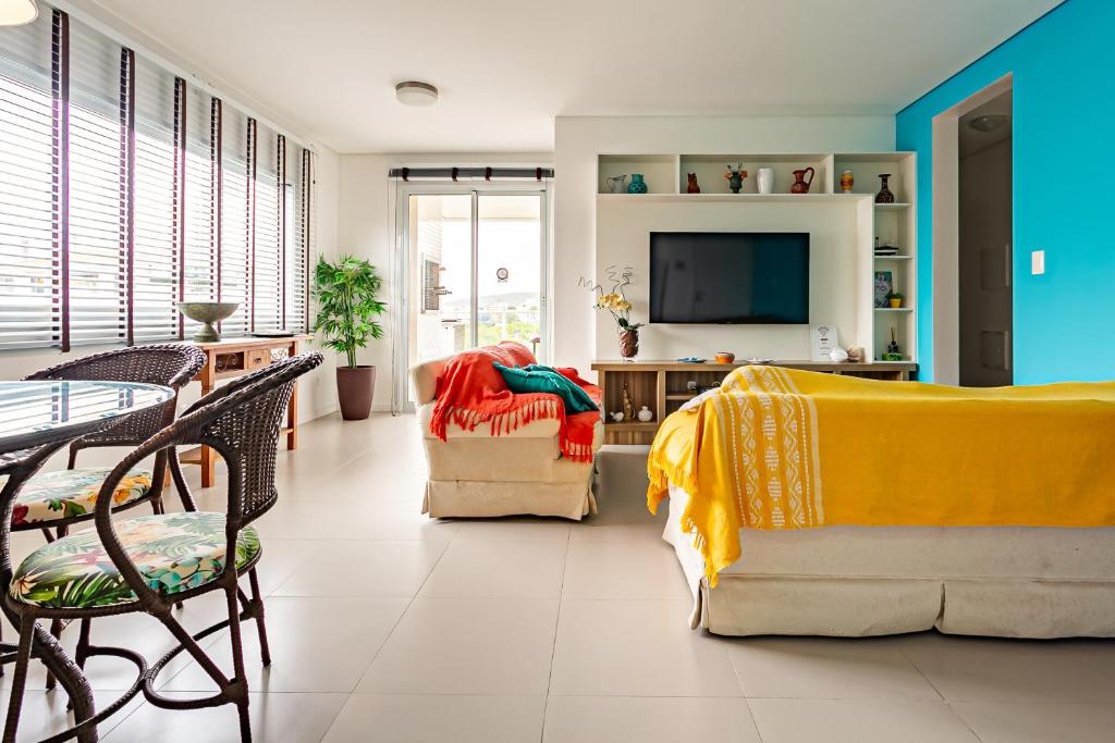  Apartamento lindo e aconchegante em Jurerê SGA202
