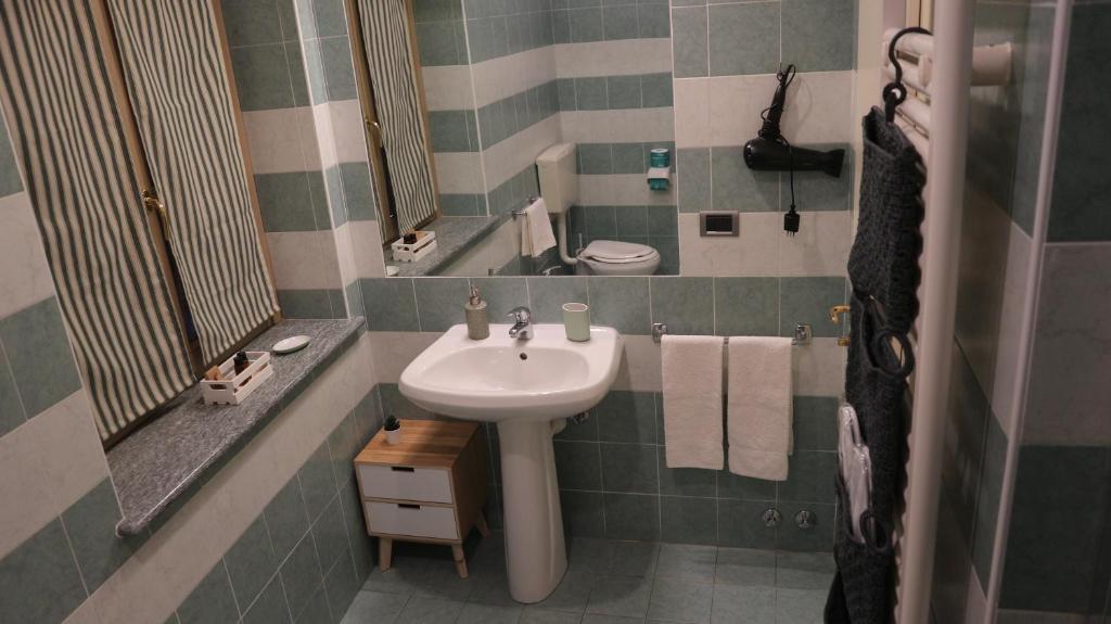 Koupelna v ubytování La Regibussa - Hotel Ristorante
