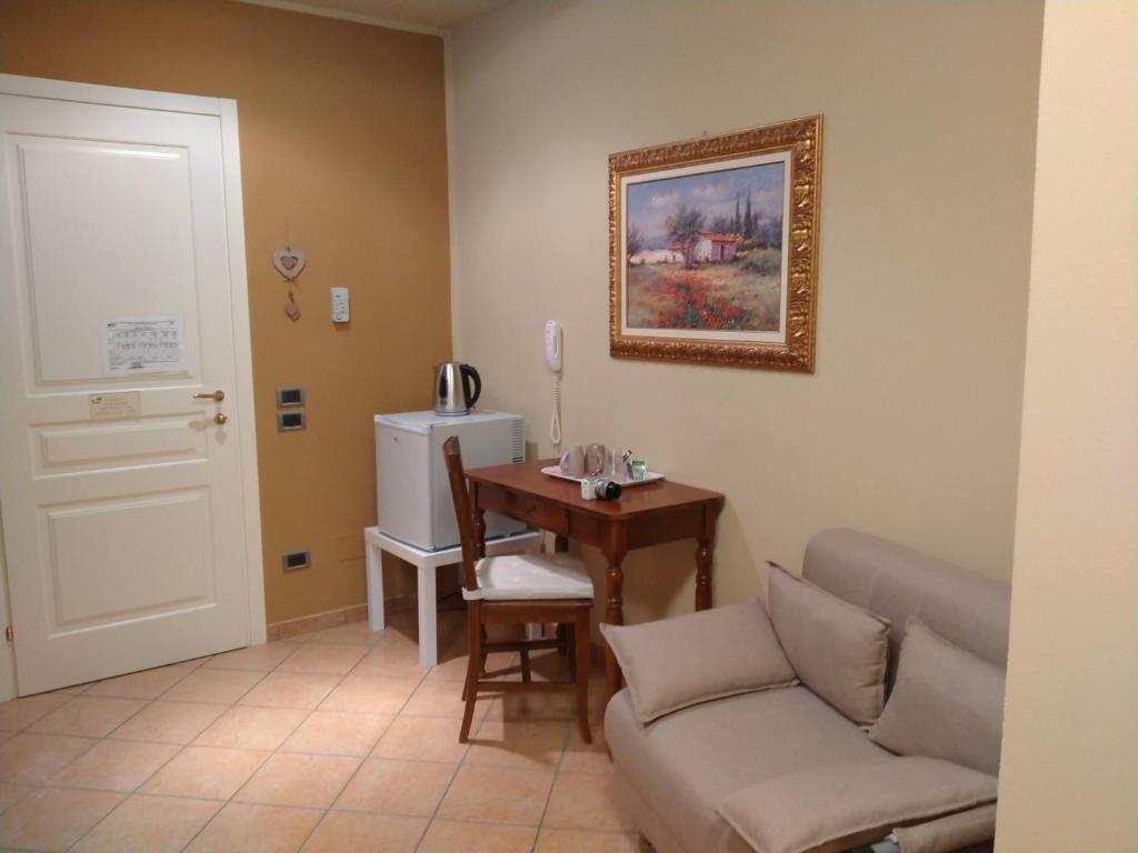 Posezení v ubytování La Regibussa - Hotel Ristorante