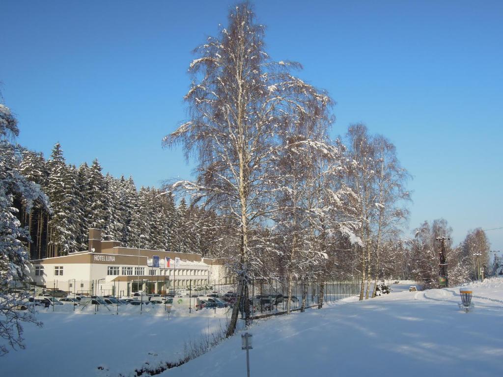Obiekt Hotel Resort Luna zimą