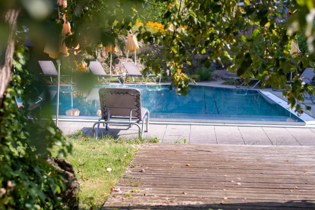 La alberca dentro o cerca de Vitalhotel Quellengarten - Bed & Breakfast