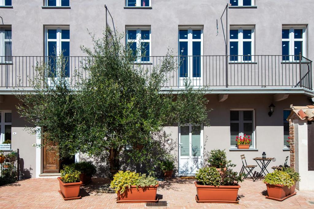 Zahrada ubytování Casa Langhe