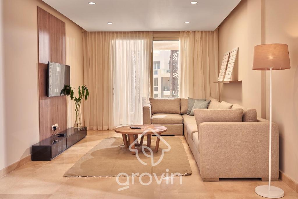 Posezení v ubytování Mangroovy Residence El Gouna - Grovin
