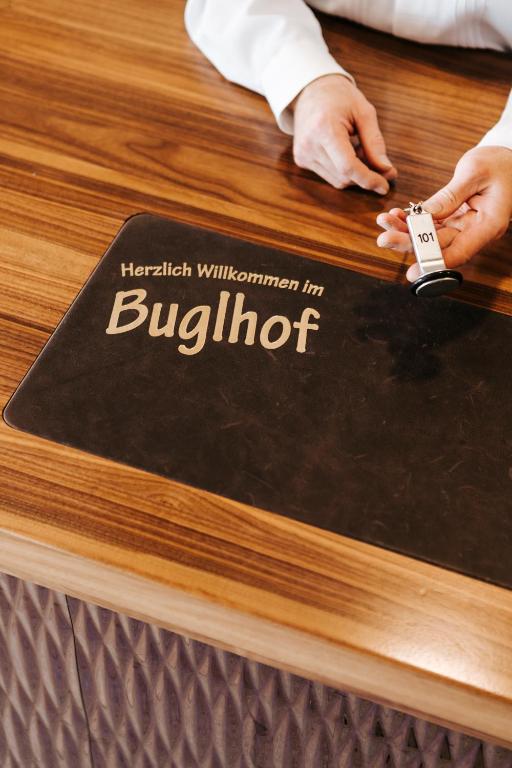 Certifikát, hodnocení, plakát nebo jiný dokument vystavený v ubytování Gasthof Buglhof