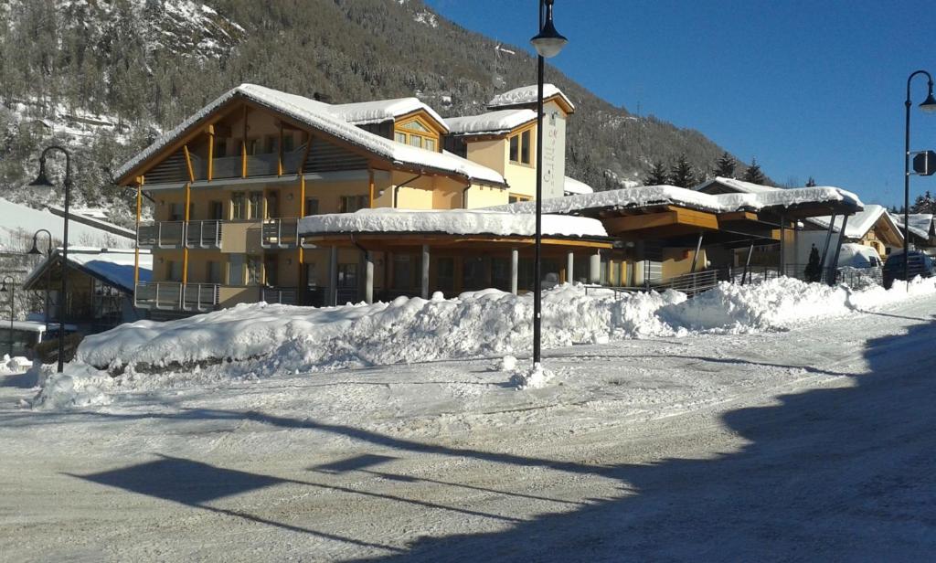 Residence La Moretina v zimě