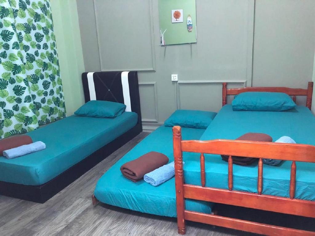 Postel nebo postele na pokoji v ubytování NY TROPICAL BACKPACKERS
