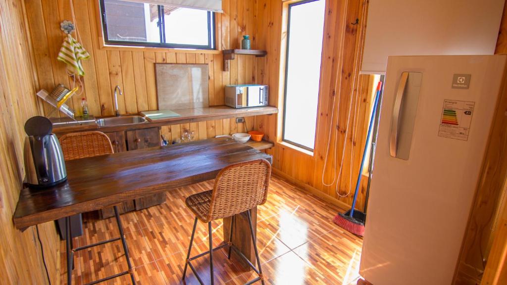 A cozinha ou kitchenette de ELUNEY Pichilemu