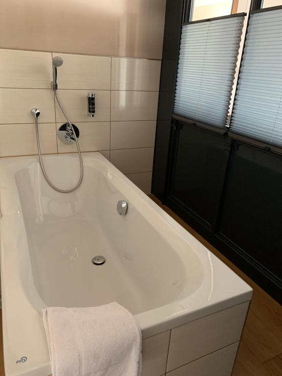 Koupelna v ubytování Nordseehotel Kröger
