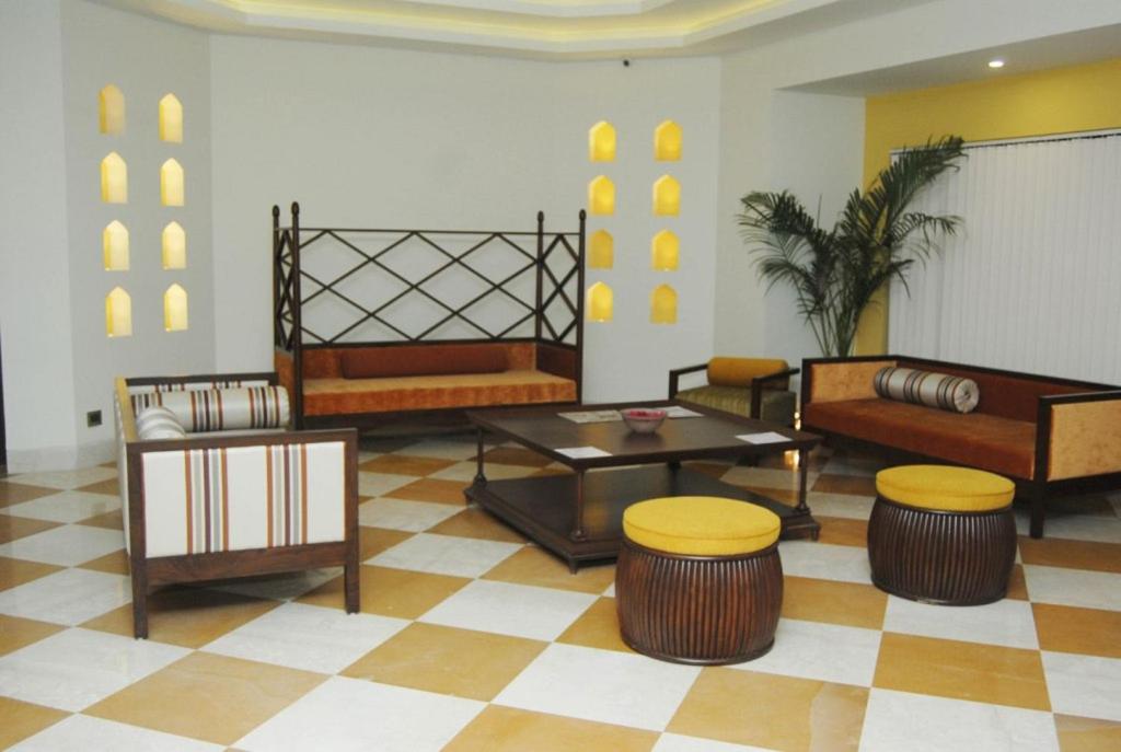 Posezení v ubytování Hotel Abigail Goradia's