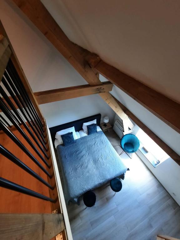 Postel nebo postele na pokoji v ubytování De Blauwe Hoeve