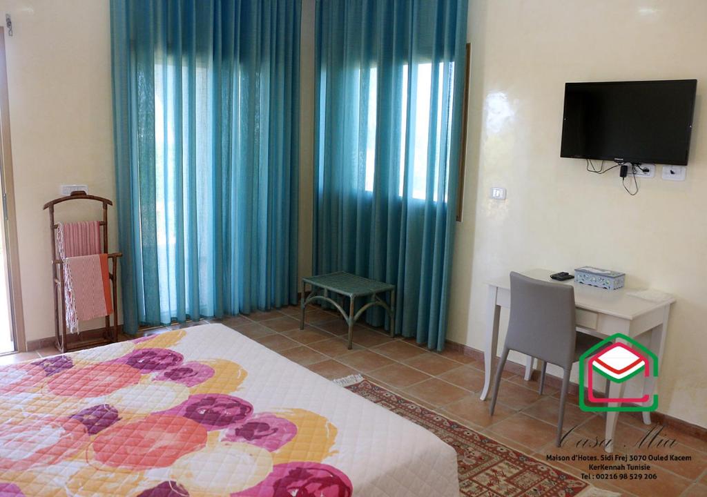 TV a/nebo společenská místnost v ubytování Casa Mia