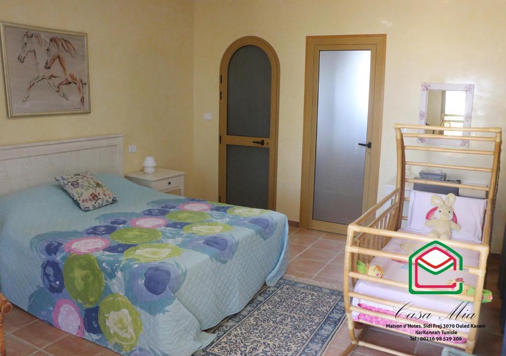 Postel nebo postele na pokoji v ubytování Casa Mia