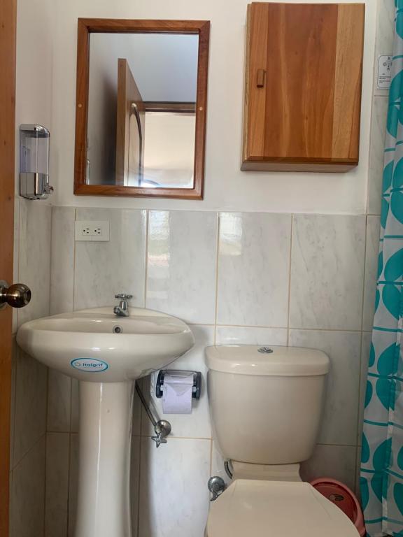 Koupelna v ubytování Hostal White House Galapagos