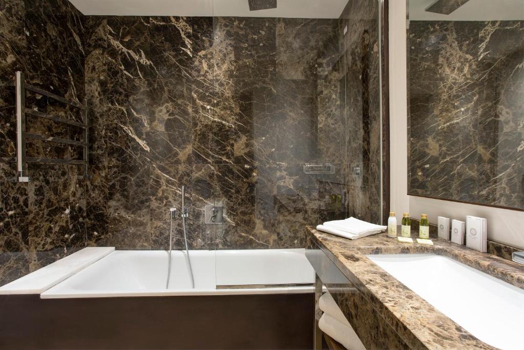 Koupelna v ubytování Hotel Orto de' Medici