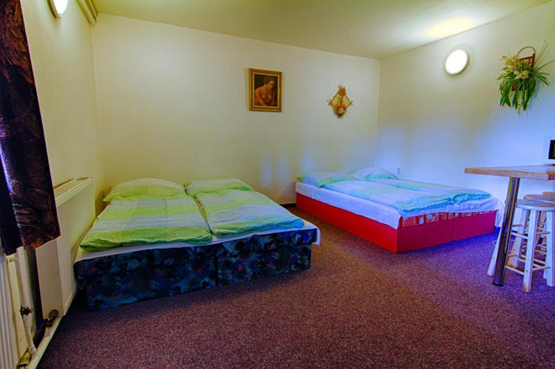 Postel nebo postele na pokoji v ubytování Pension Ivanka