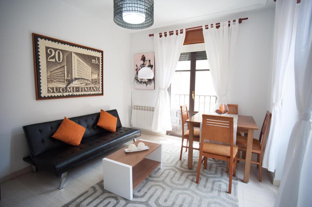 Χώρος καθιστικού στο Apartamento junto a la Universidad y la Catedral