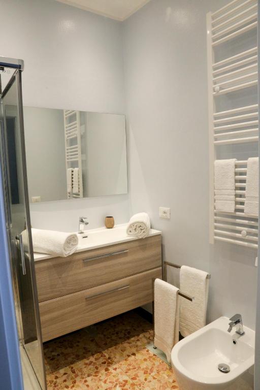 Koupelna v ubytování Ad Astra Rooms