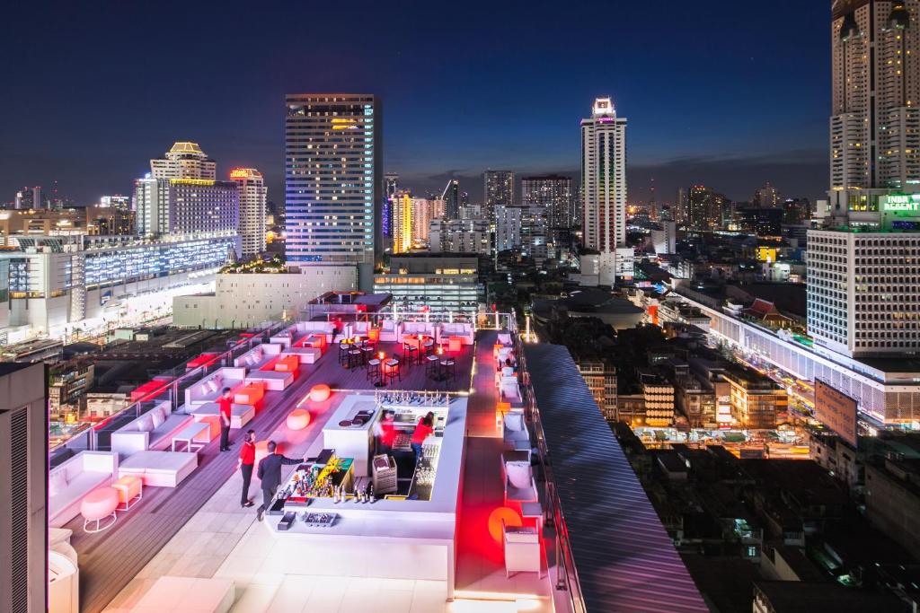 Vedere generală la Bangkok sau o vedere a orașului de la acest hotel