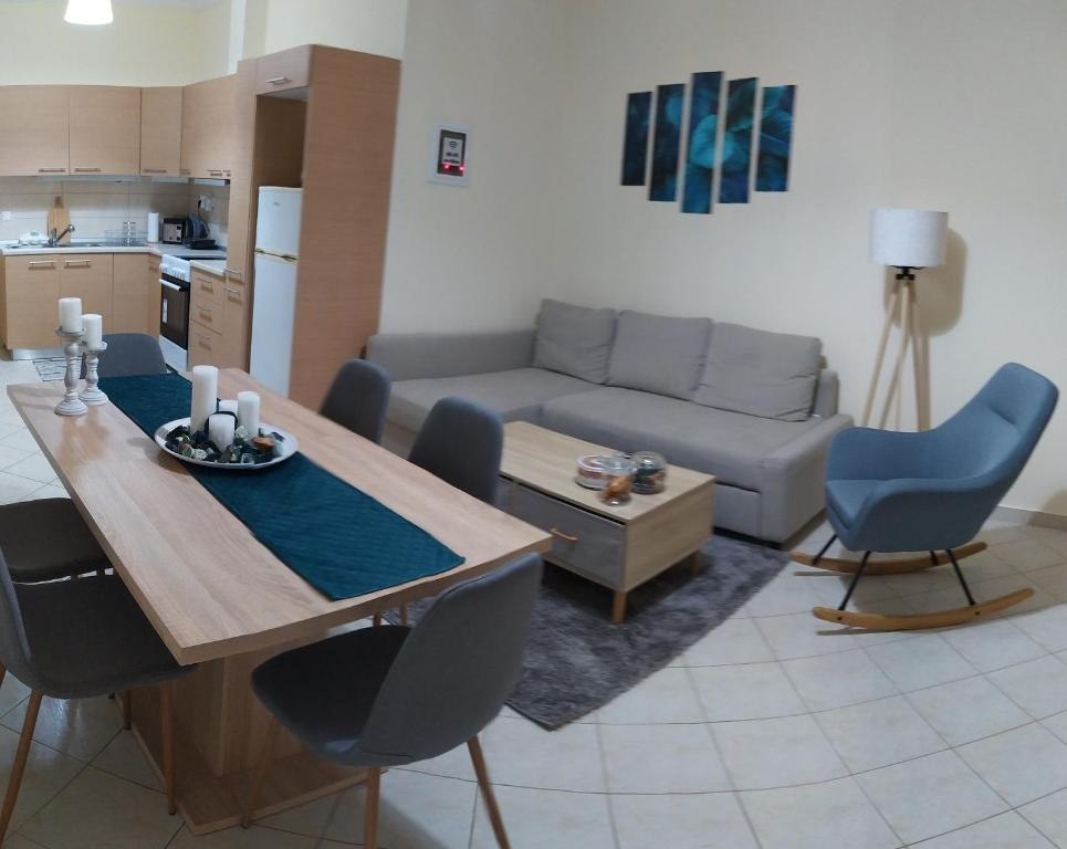 Kuchyň nebo kuchyňský kout v ubytování Agis Residence