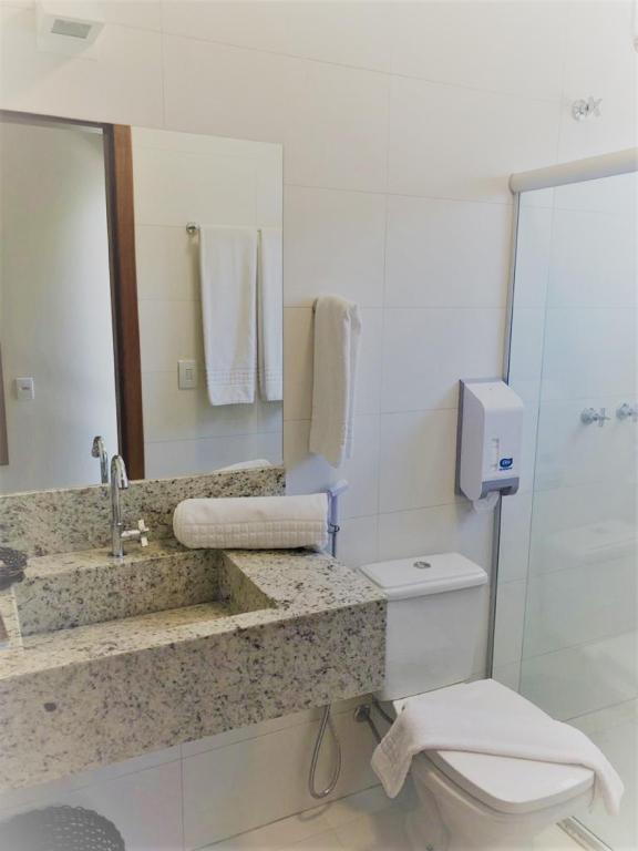 Koupelna v ubytování Orquídeas Praia Hotel