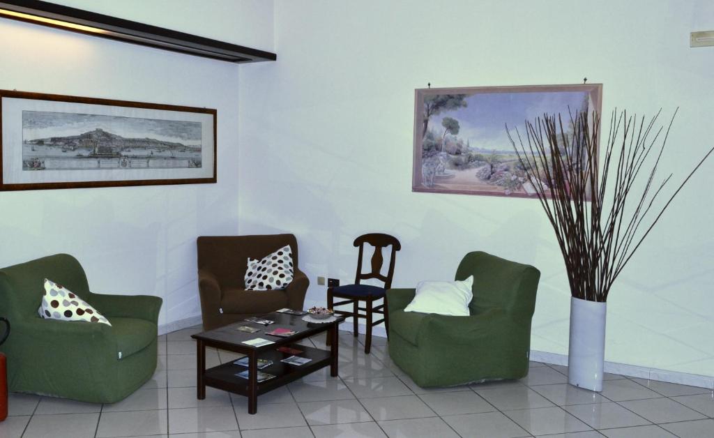 Posezení v ubytování Hotel La Tripergola