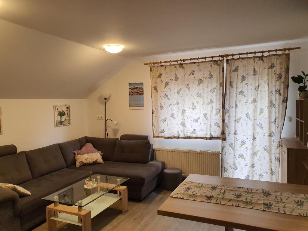 Posezení v ubytování Apartmaji Daniel