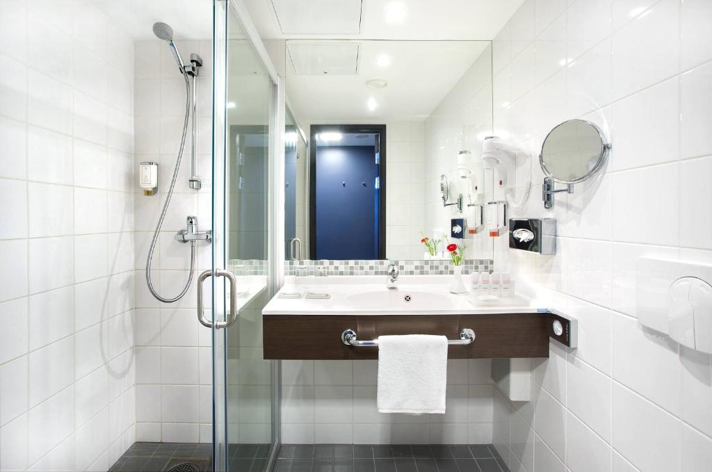 Koupelna v ubytování Radisson Blu Hotel Lietuva