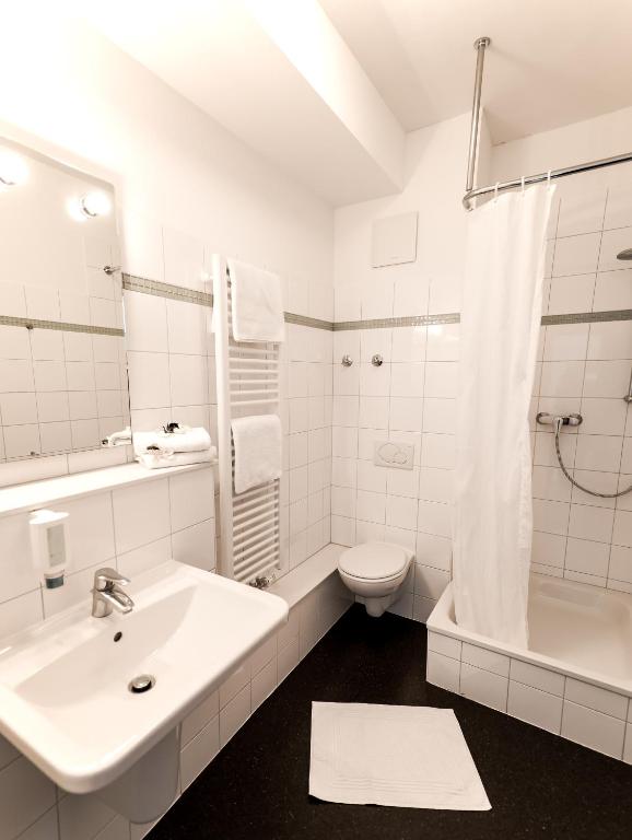 Koupelna v ubytování Hotel Flämischer Hof