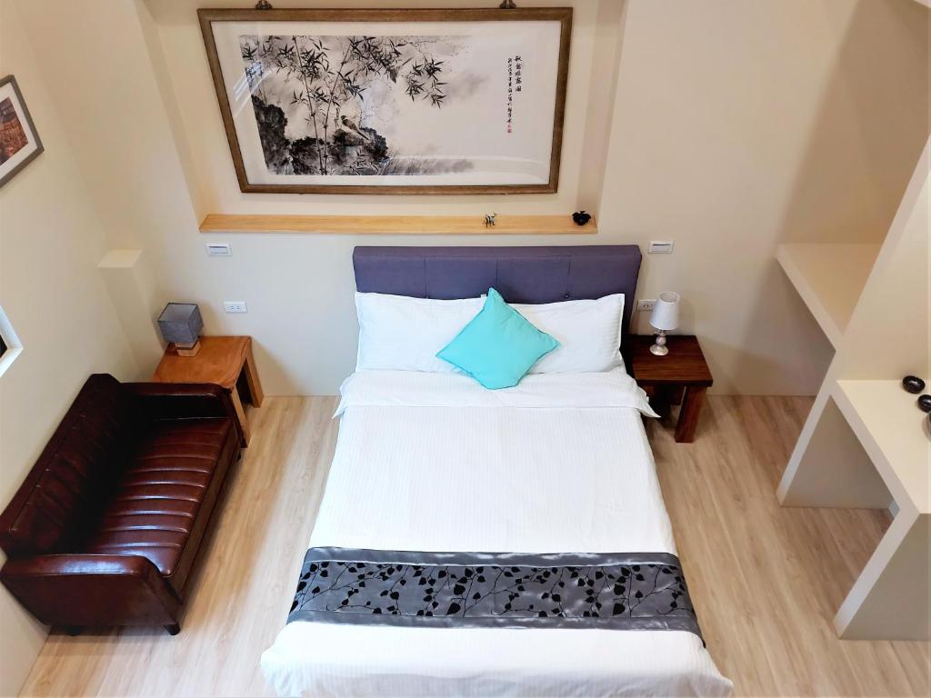 Postel nebo postele na pokoji v ubytování Dosun B&B