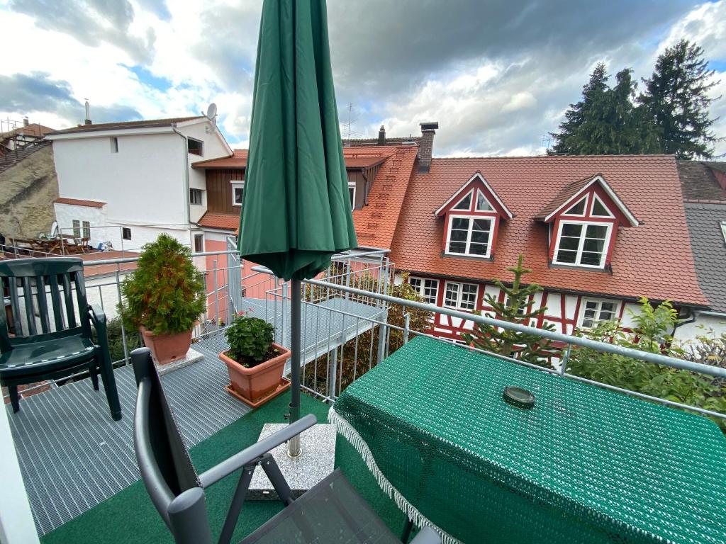 Balkón nebo terasa v ubytování Hotel Garni Wiestor